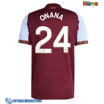 Fotballdrakt Herre Aston Villa Amadou Onana #24 Hjemmedrakt 2025-26 Kortermet